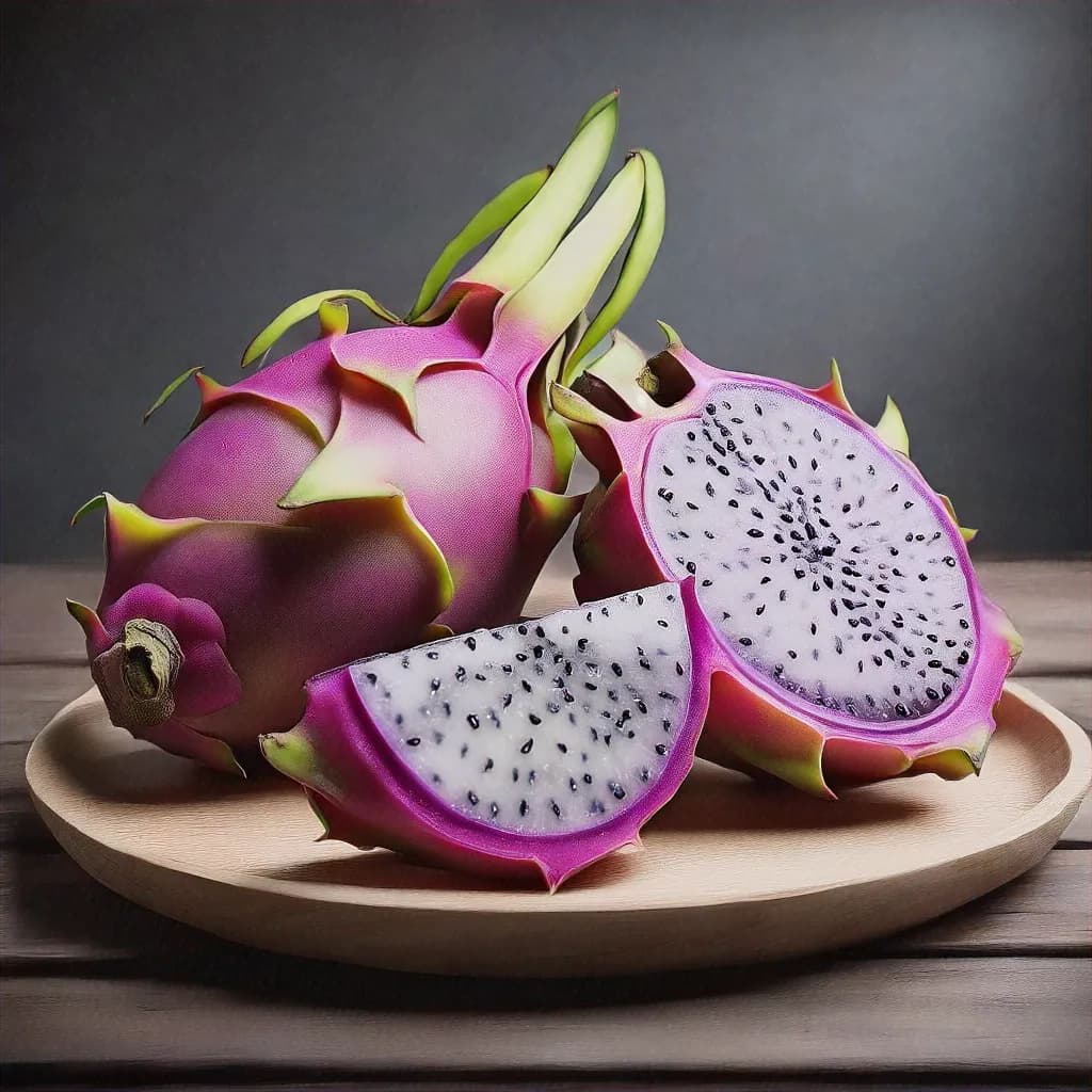 Blue Dragon Fruit - fresh fruit image for easy identification