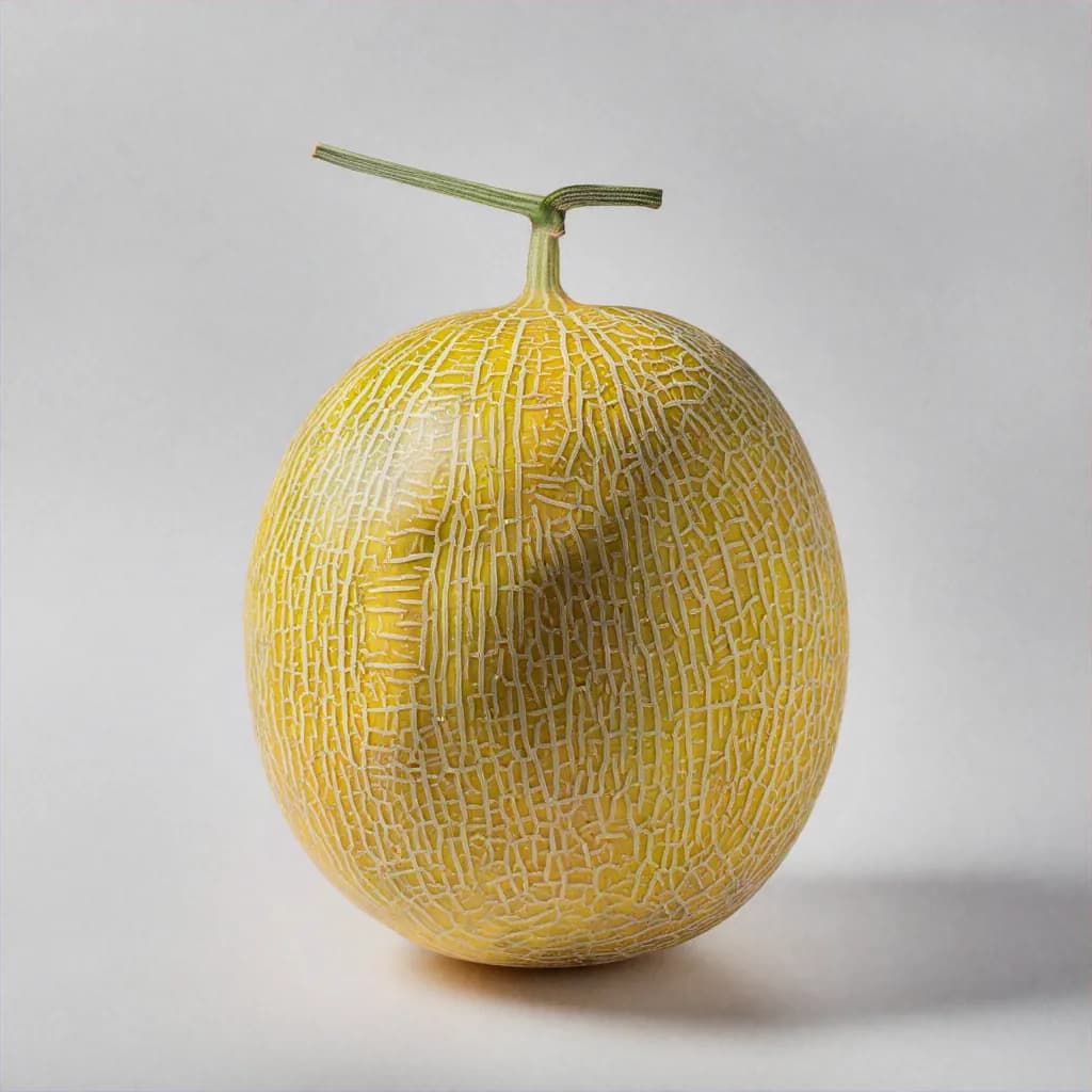 Canary Melon - fresh fruit image for easy identification