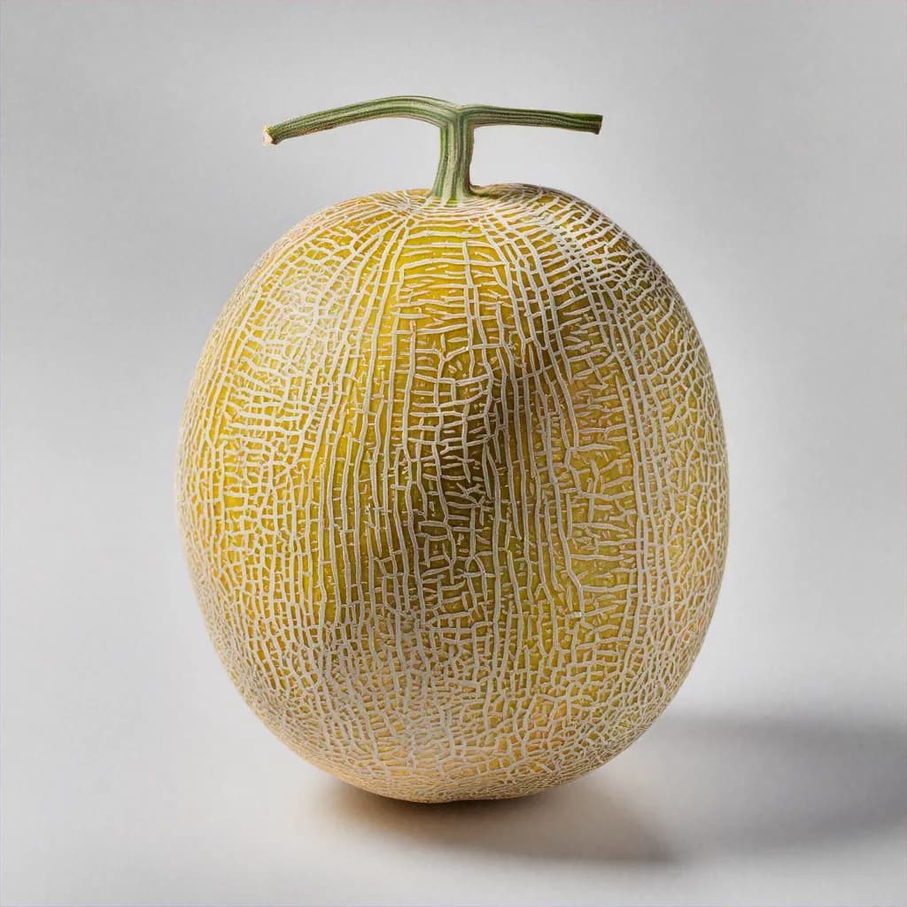 Casaba Melon - fresh fruit image for easy identification