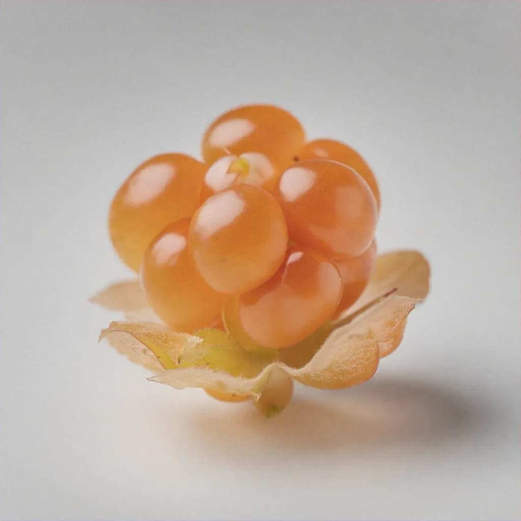 Cloudberry - fresh fruit image for easy identification