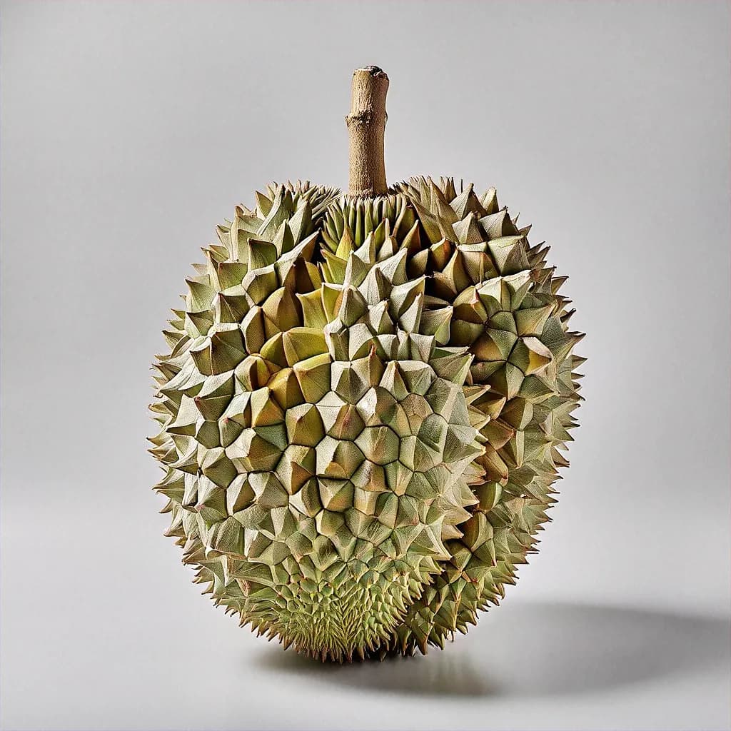 Durian - fresh fruit image for easy identification