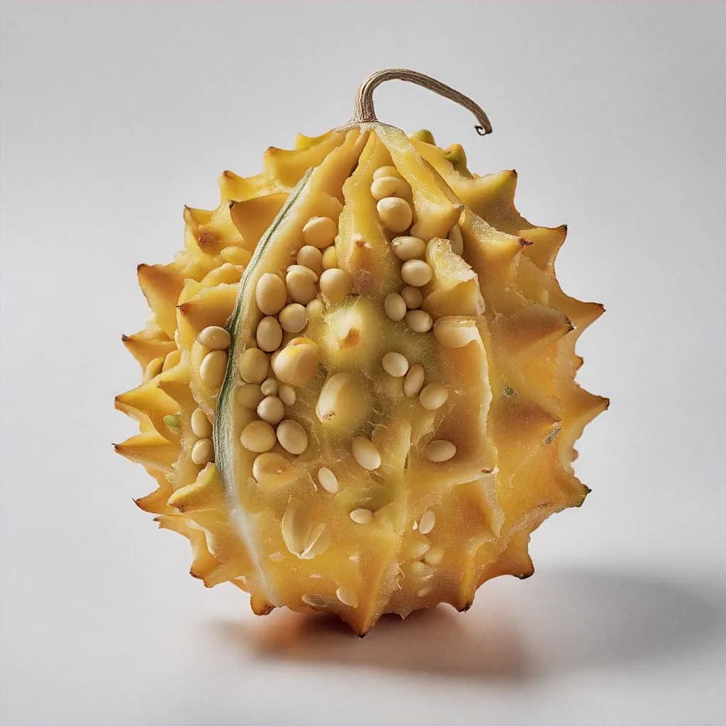 Horned Melon - fresh fruit image for easy identification