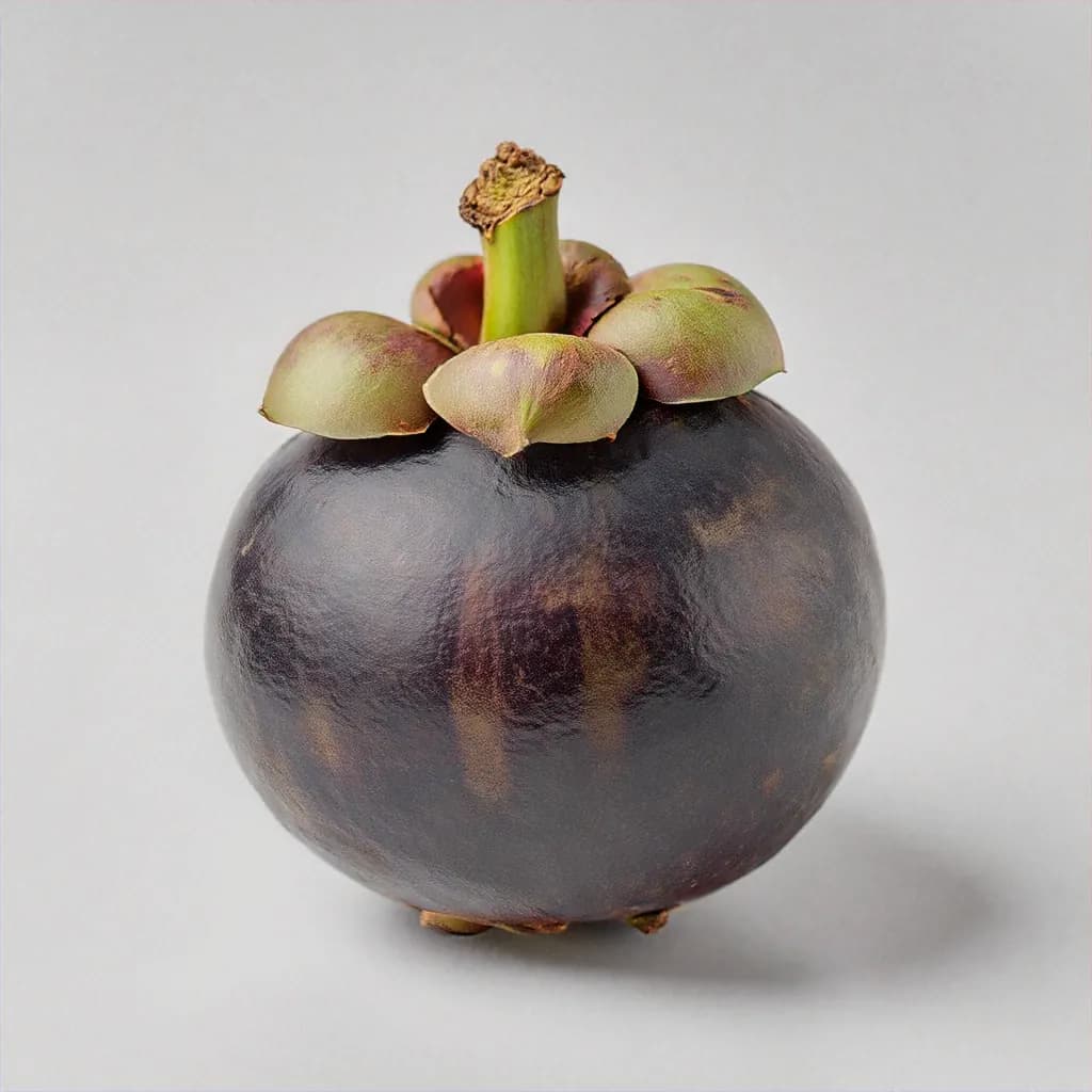 Mangosteen - fresh fruit image for easy identification
