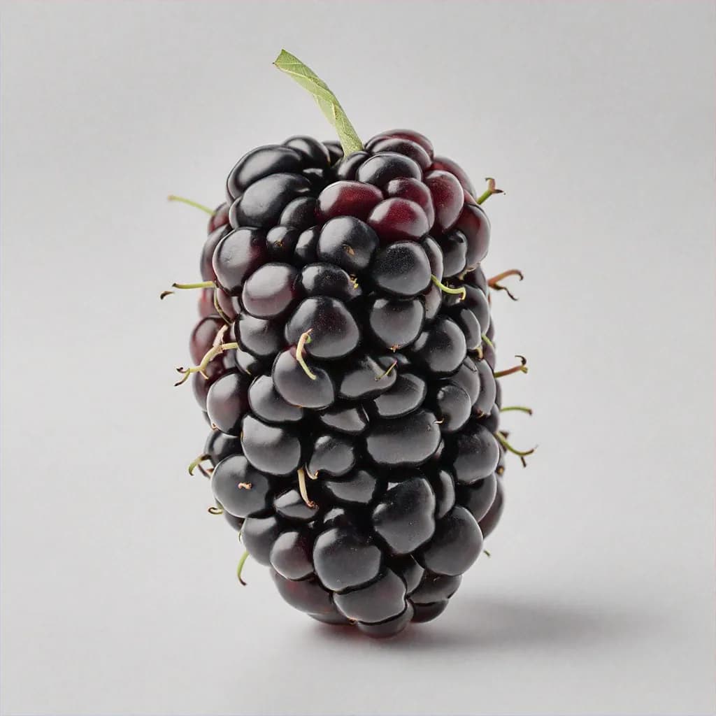 Mulberry - fresh fruit image for easy identification