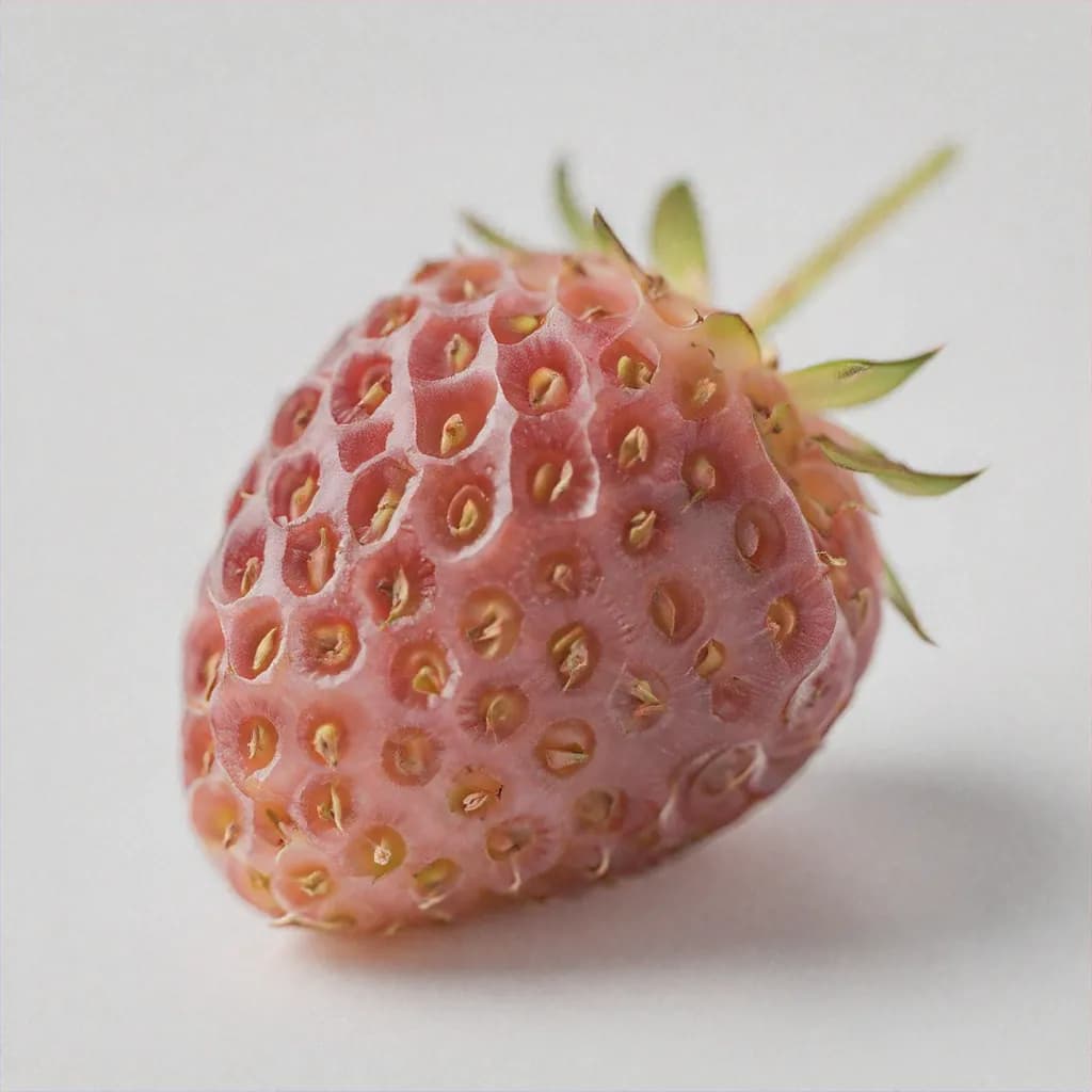Pineberry - fresh fruit image for easy identification