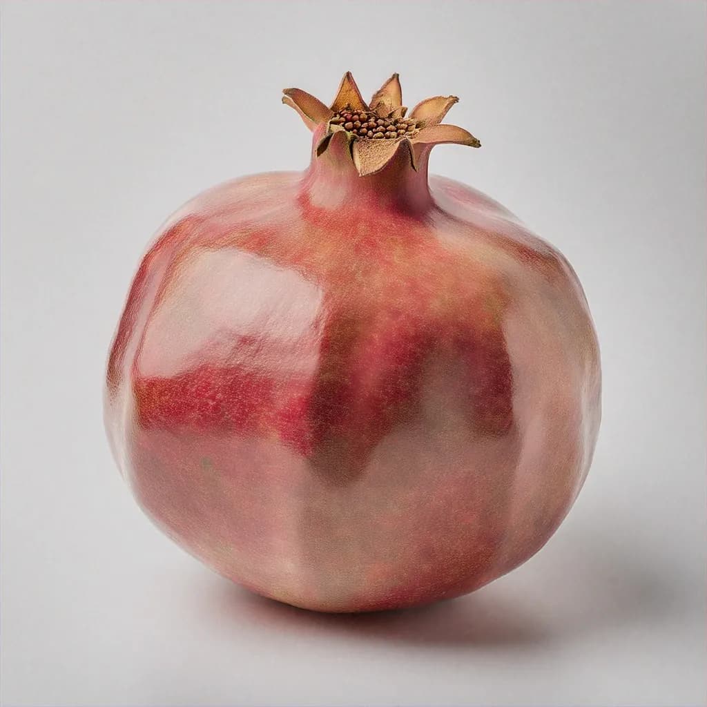 Pomegranate - fresh fruit image for easy identification