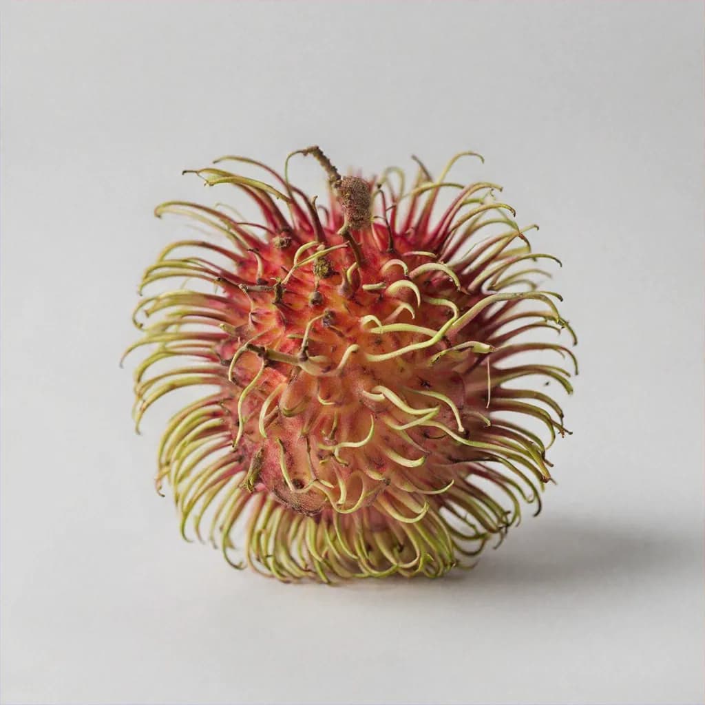 Rambutan - fresh fruit image for easy identification