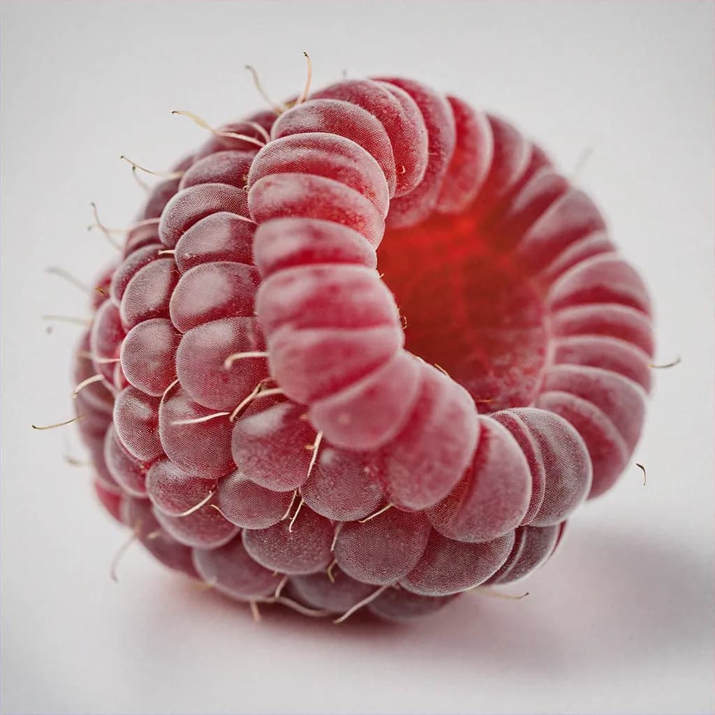 Raspberry - fresh fruit image for easy identification