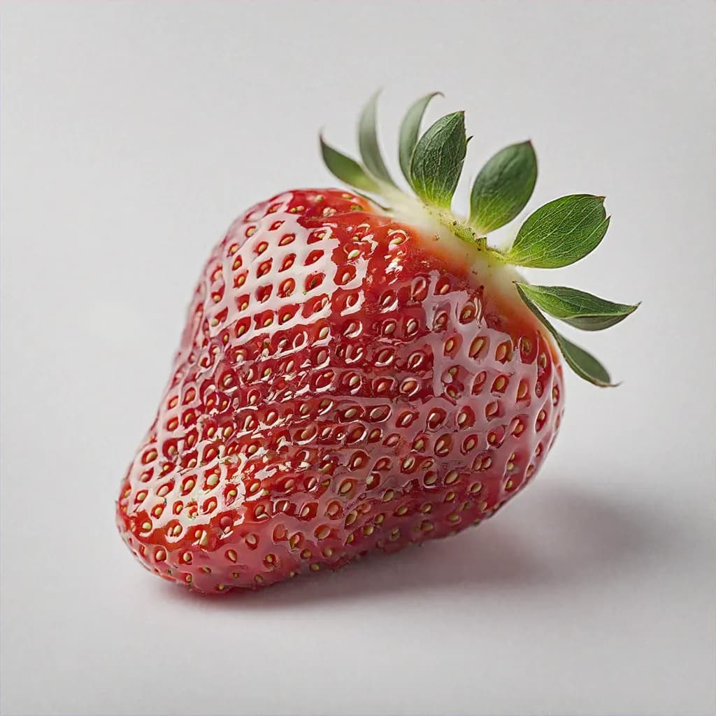 Strawberry - fresh fruit image for easy identification