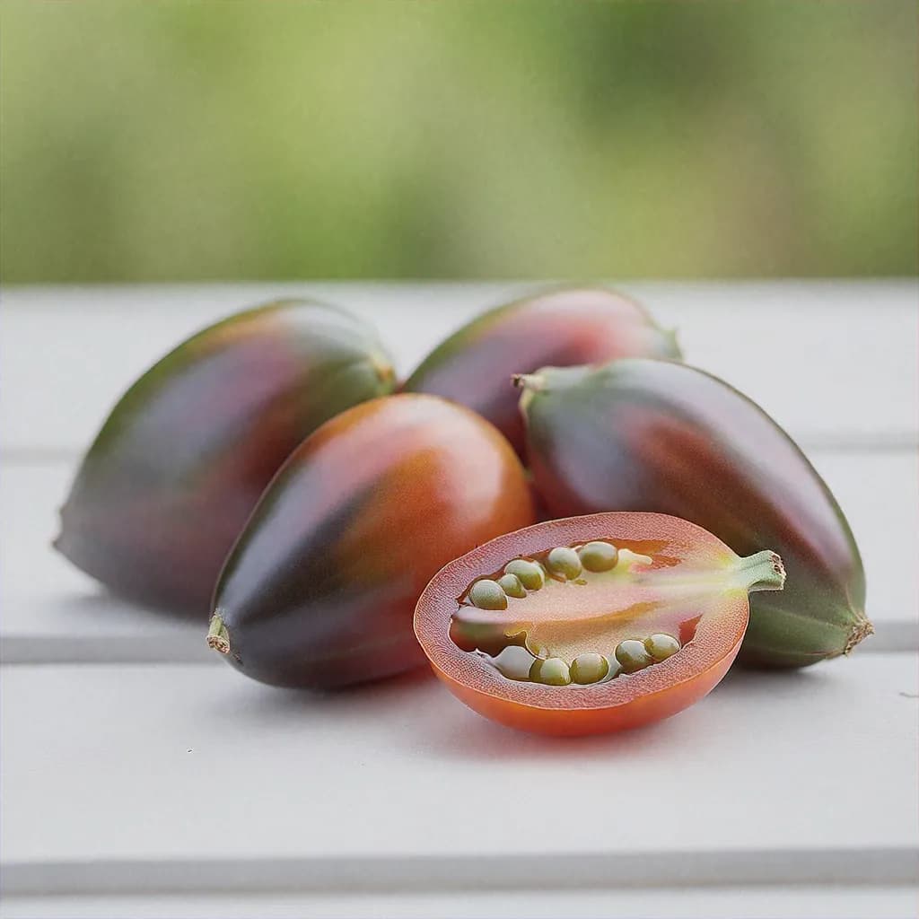 Tamarillo - fresh fruit image for easy identification