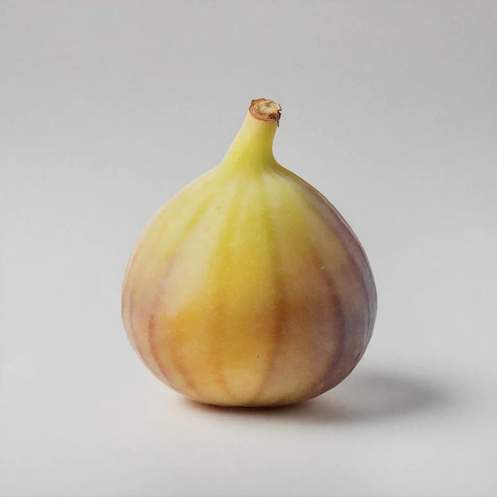 Yellow Fig - fresh fruit image for easy identification