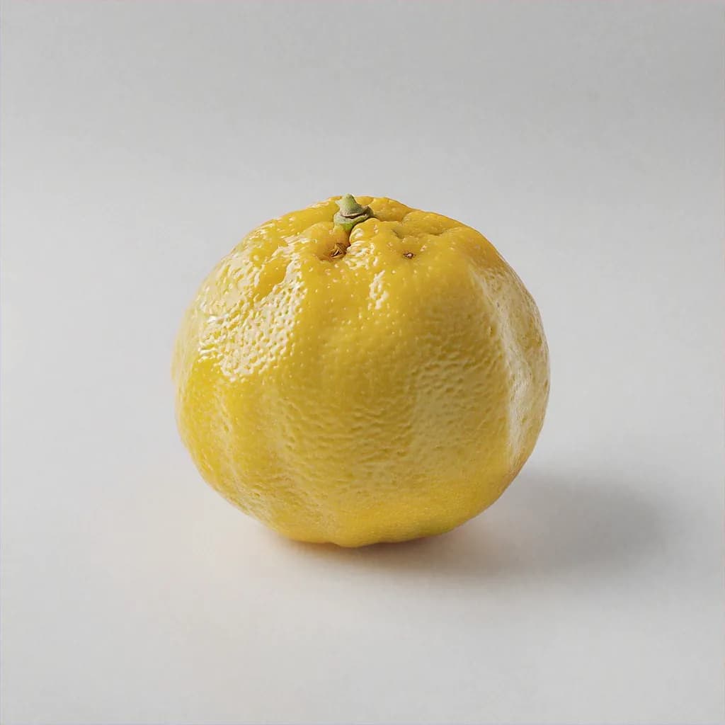 Yuzu - fresh fruit image for easy identification