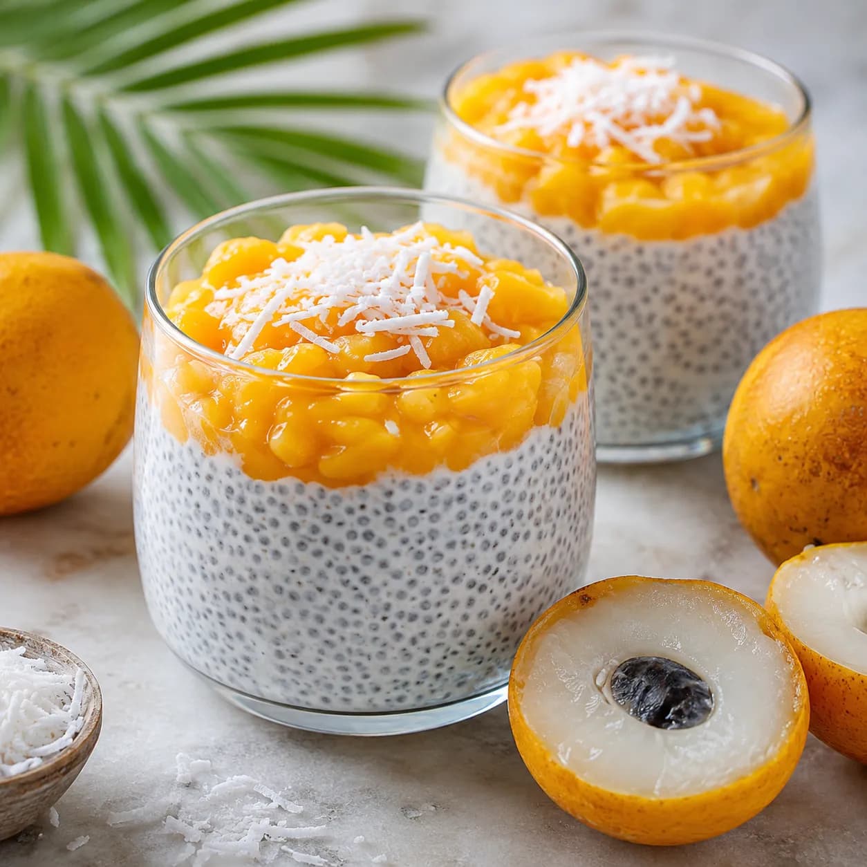 Achacha Coconut Chia Pudding