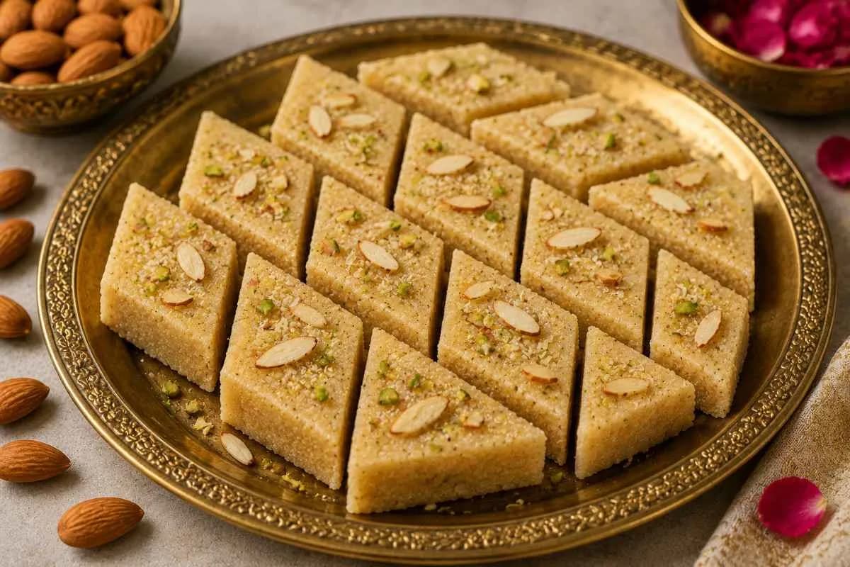 Almond Burfi