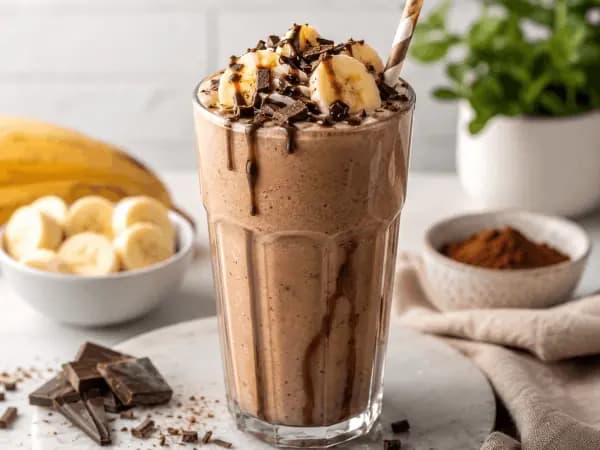Banana Chocolate Milkshake