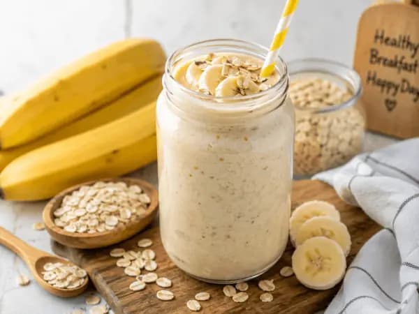 Banana Oat Breakfast Shake