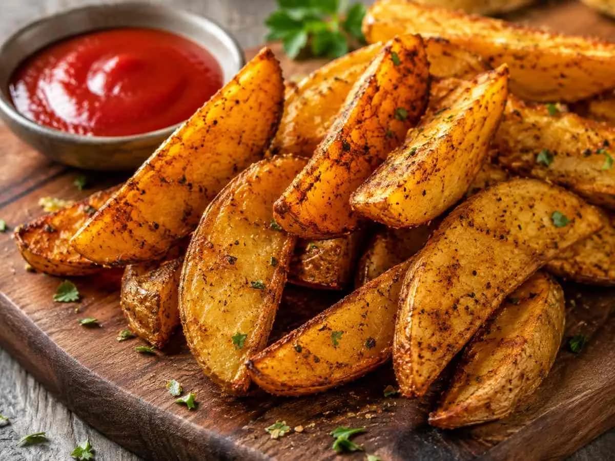 Crispy Potato Wedges