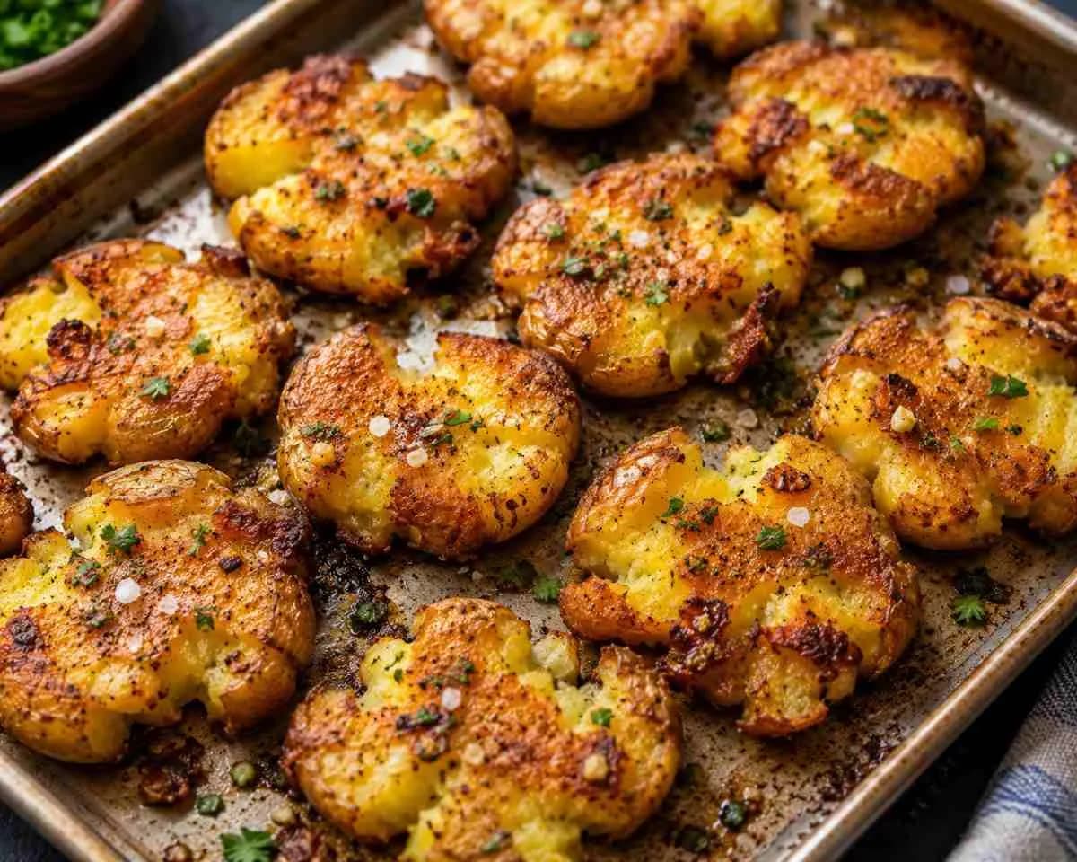Crispy Smashed Potatoes