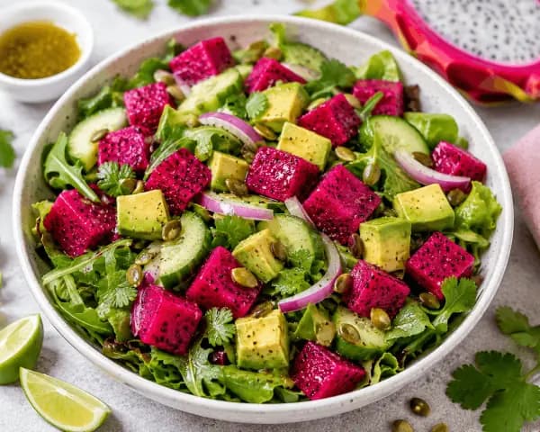 Dragon Fruit Avocado Salad