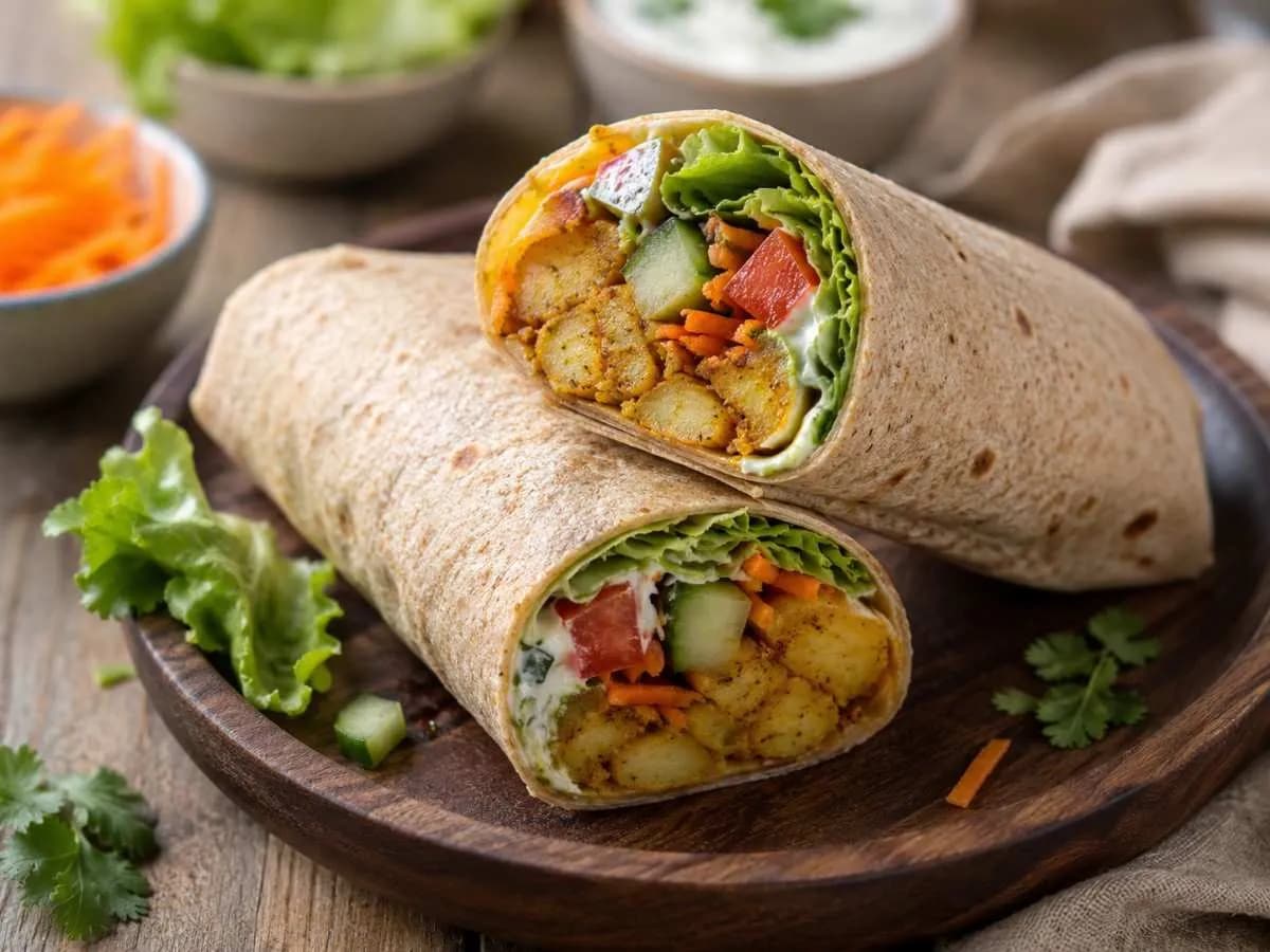 Potato Veggie Wrap