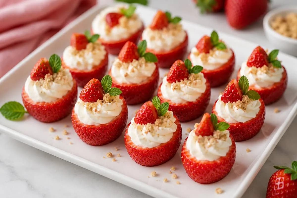 Strawberry Cream Cheese Bites