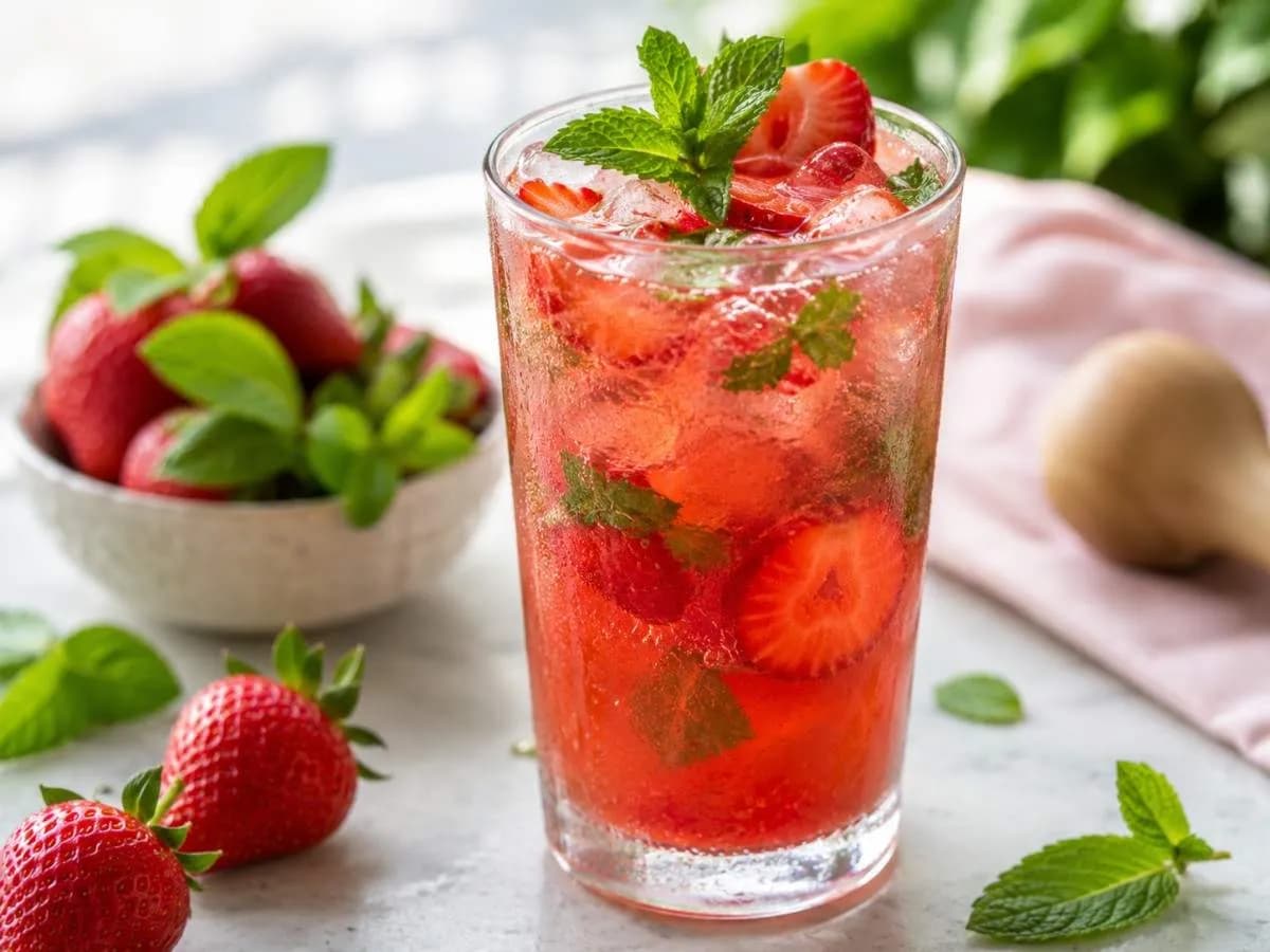 Strawberry Mint Cooler