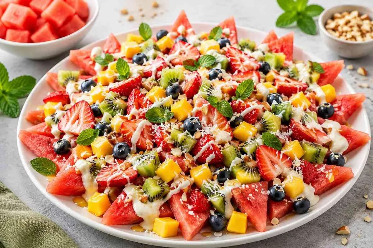 Watermelon Fruit Nachos