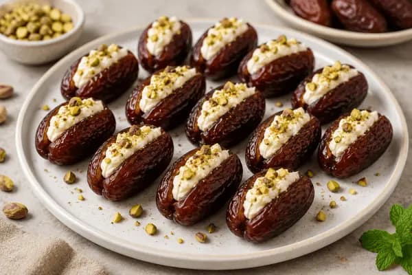 Date Stuffed with Cream Cheese