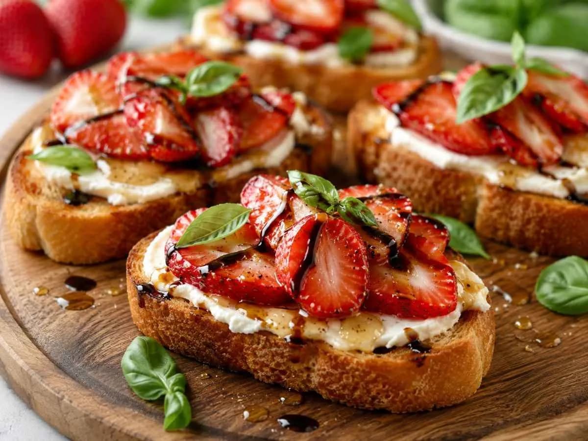 Strawberry Crostini