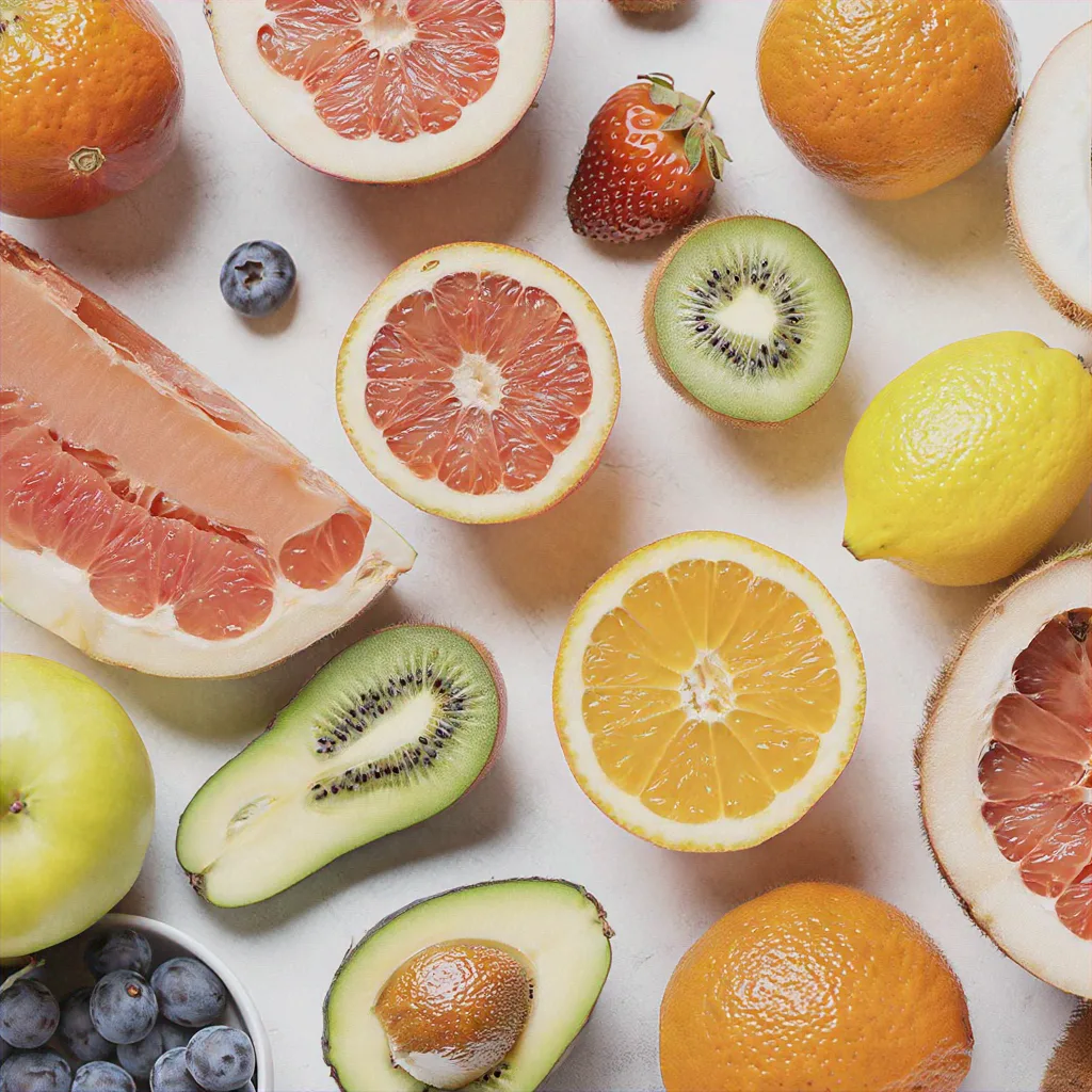 Fresh berries rich in fiber and polyphenols for gut health